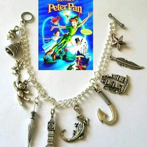 Peter pan tinker bell charm bracelet
